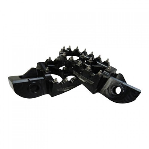 Bullet Proof Designs Billet Foot Pegs Black BPD-FP-04 for Motorcycle