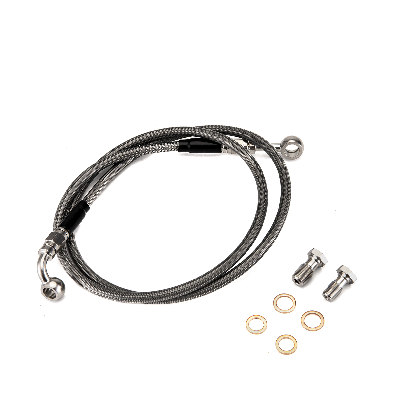 50″ Stainless Steel Non-ABS Brake Line Kit For Harley Sportster XLH 883 1200