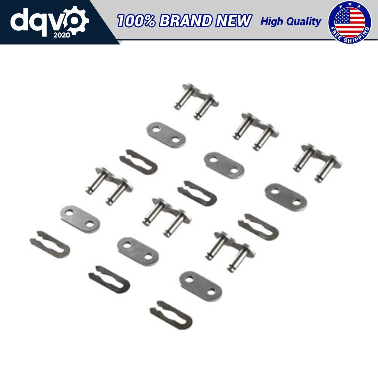 6PCS 415 Chain Master Link Kit For 2 Cycle 80cc Motorized Bicycle Bike Parts