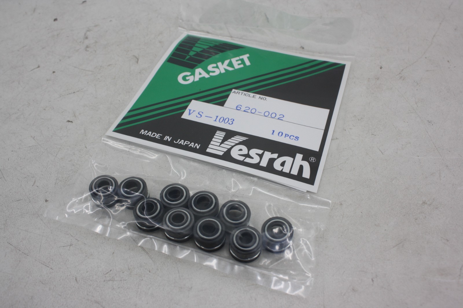 10-PACK VESRAH VALVE STEM SEALS SEAL SET HONDA 12209-300-003 / 12210-362-005
