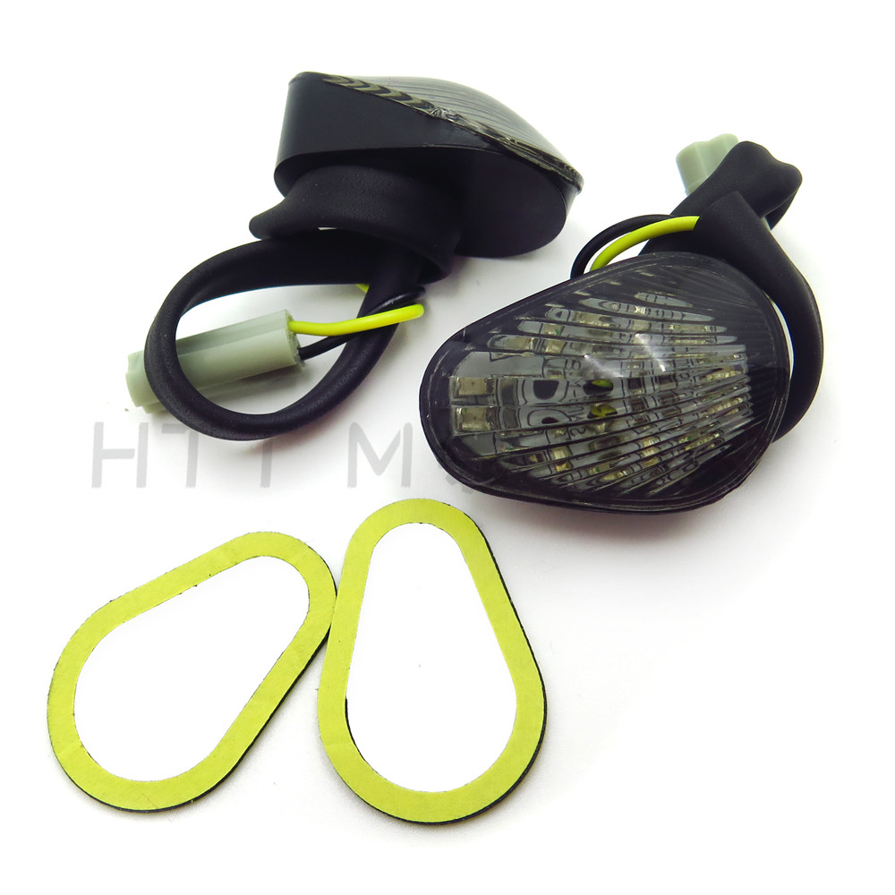 Smoke Euro LED Flush Mount Turn Signal for YAMAHA YZF R1 R6 R6S 2006 2007 2008
