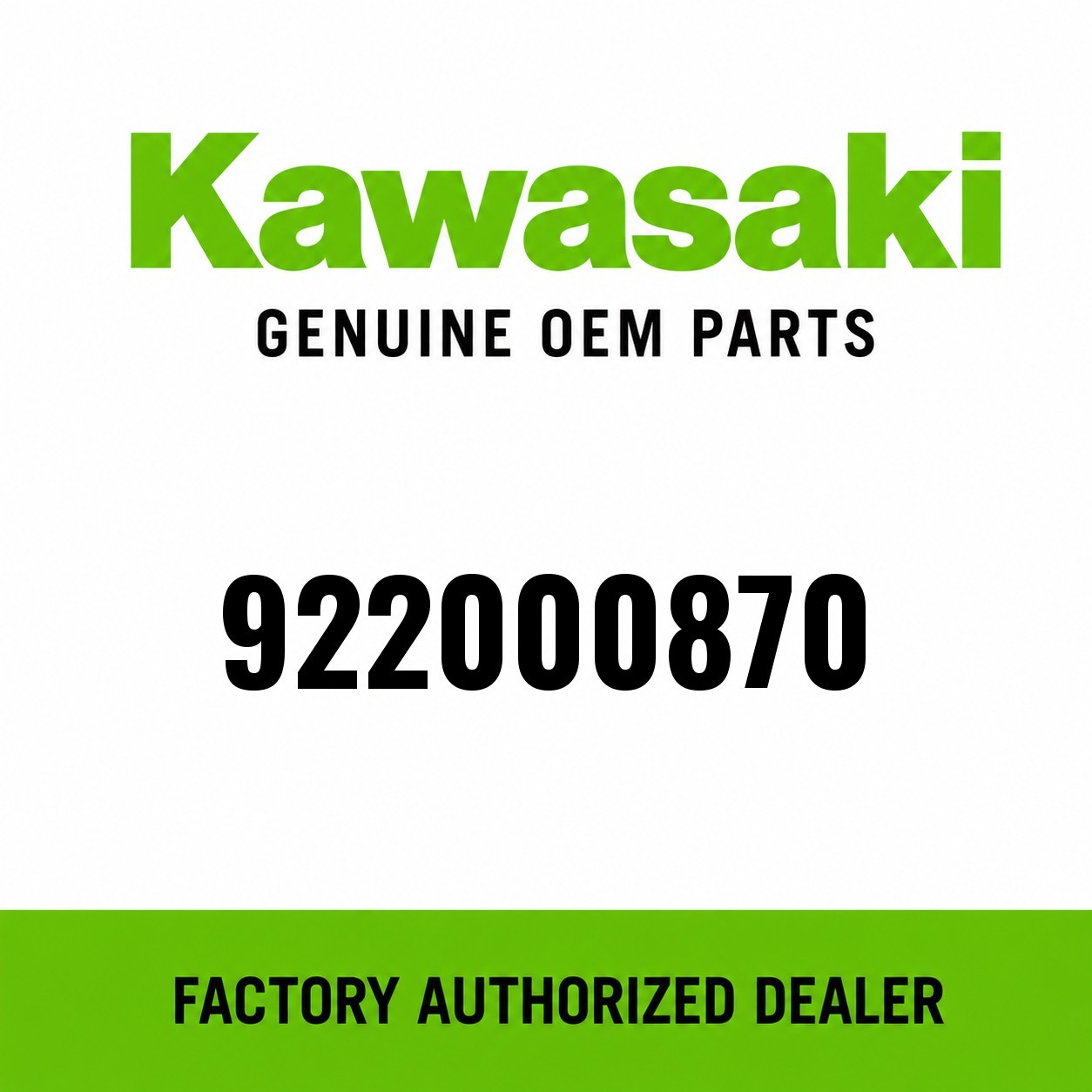 Kawasaki 92200-0870 Washer 10.5x20x1.0