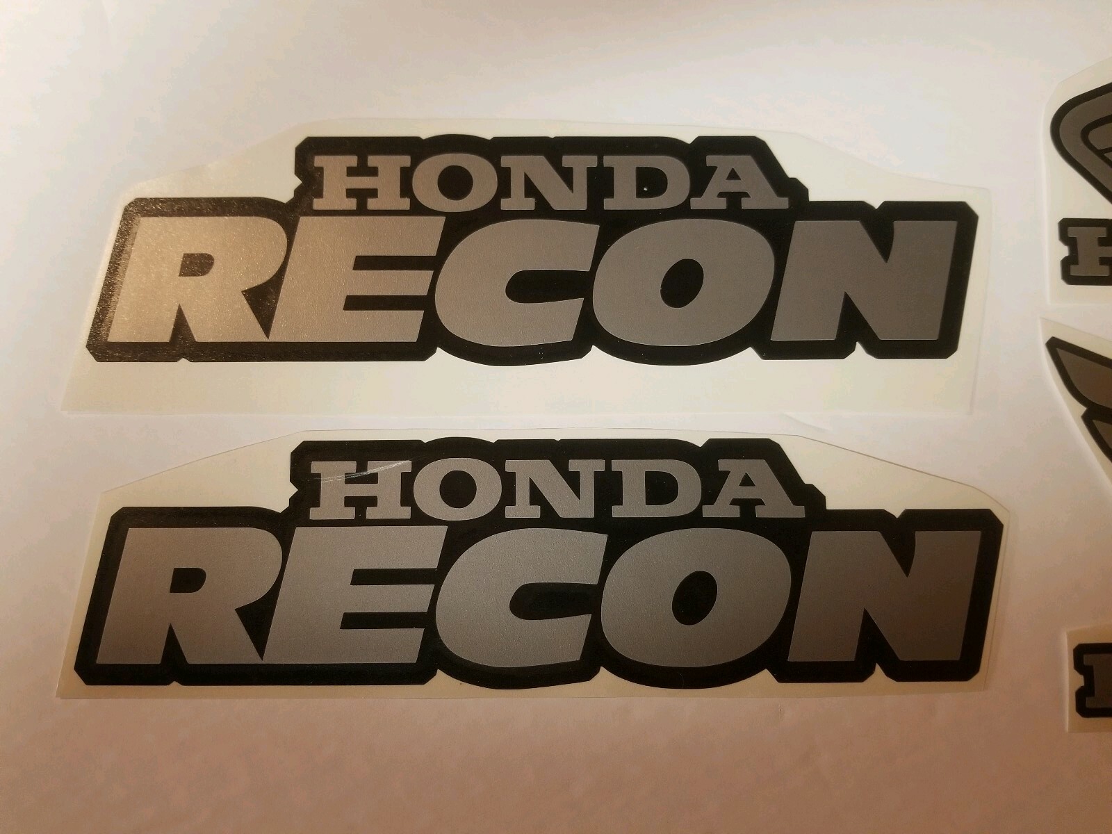Honda Recon 4pc Gas Tank Decal set stickers moto hrc recon foreman 250 300