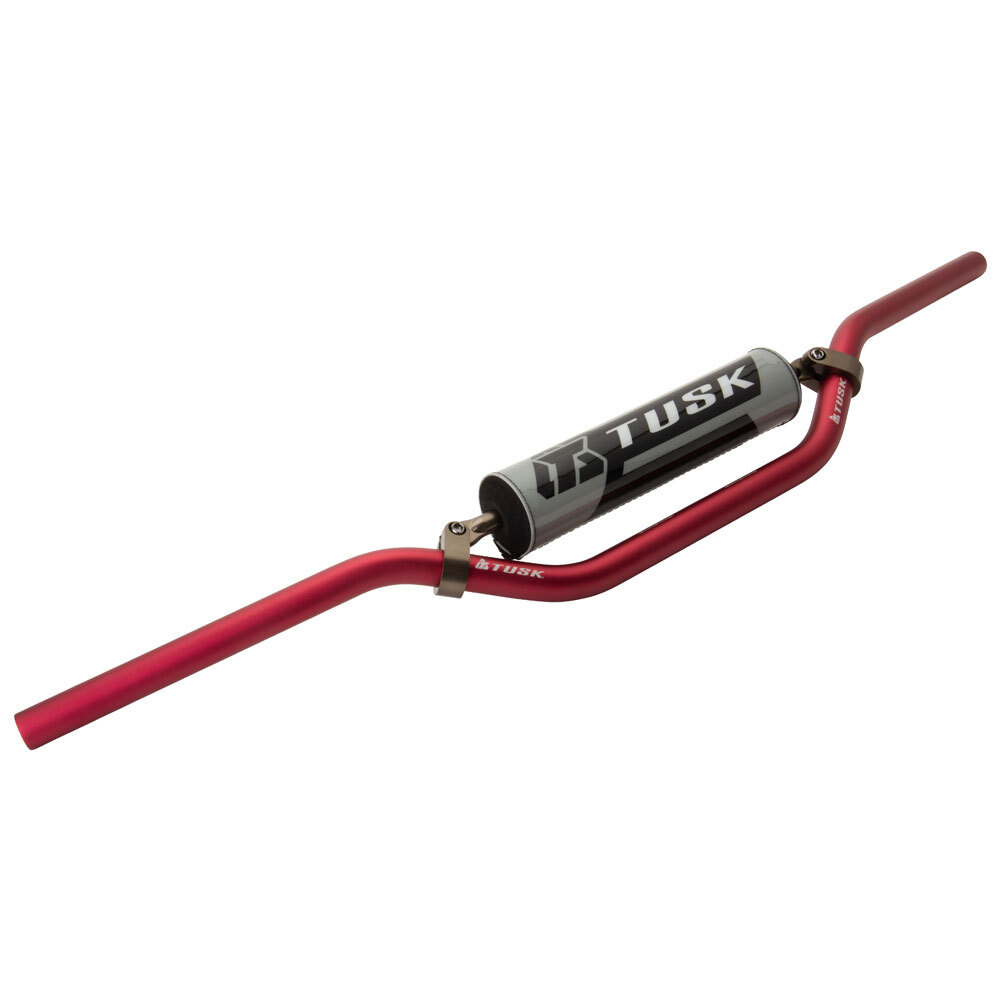Tusk T-10 Aluminum 7/8″ Handlebar CR High Bend Red Dirt Bike Handlebars