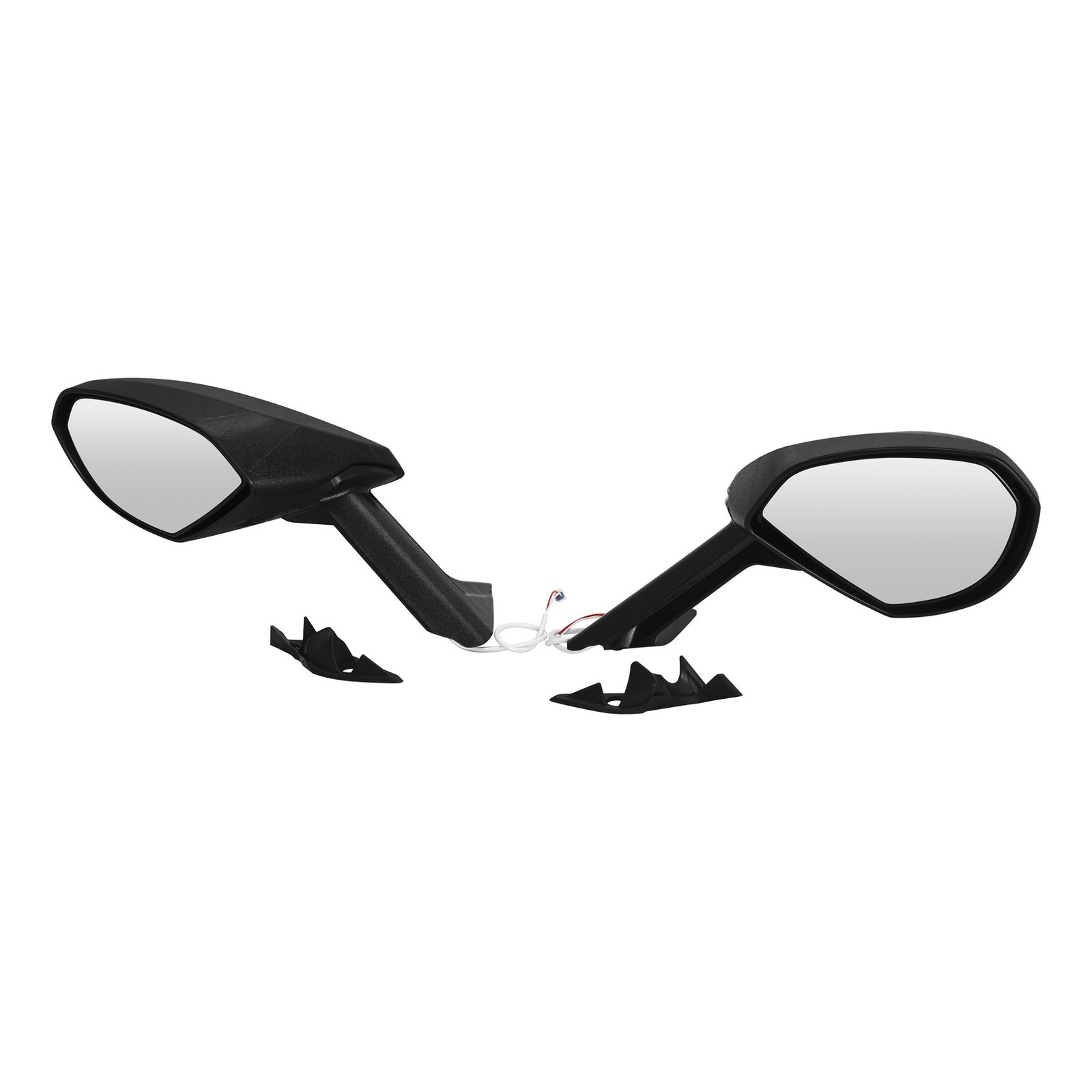Left Right Side Mirrors Set W/ Turn Signals Fit For Ducati 959 Panigale 15-20
