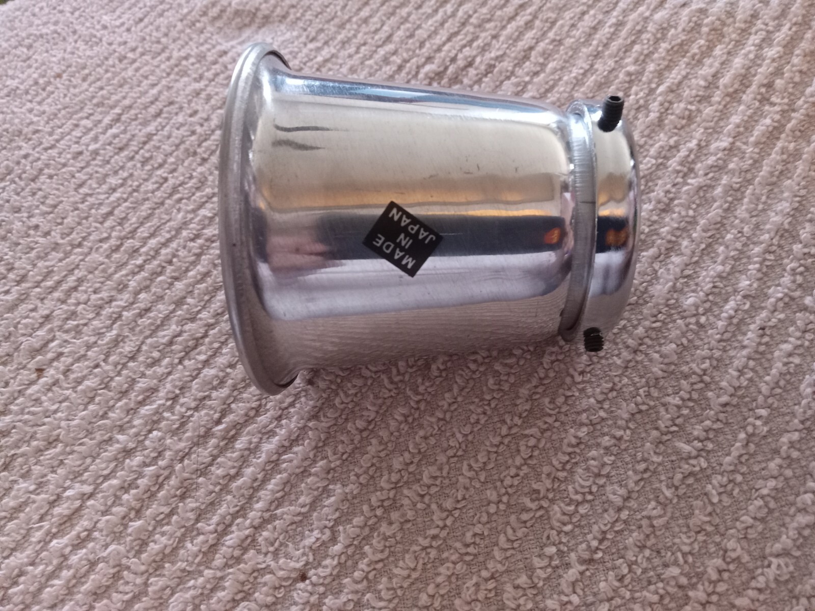 4 honda cb500k alloy velocity stacks for carbs have brass screens- chopper