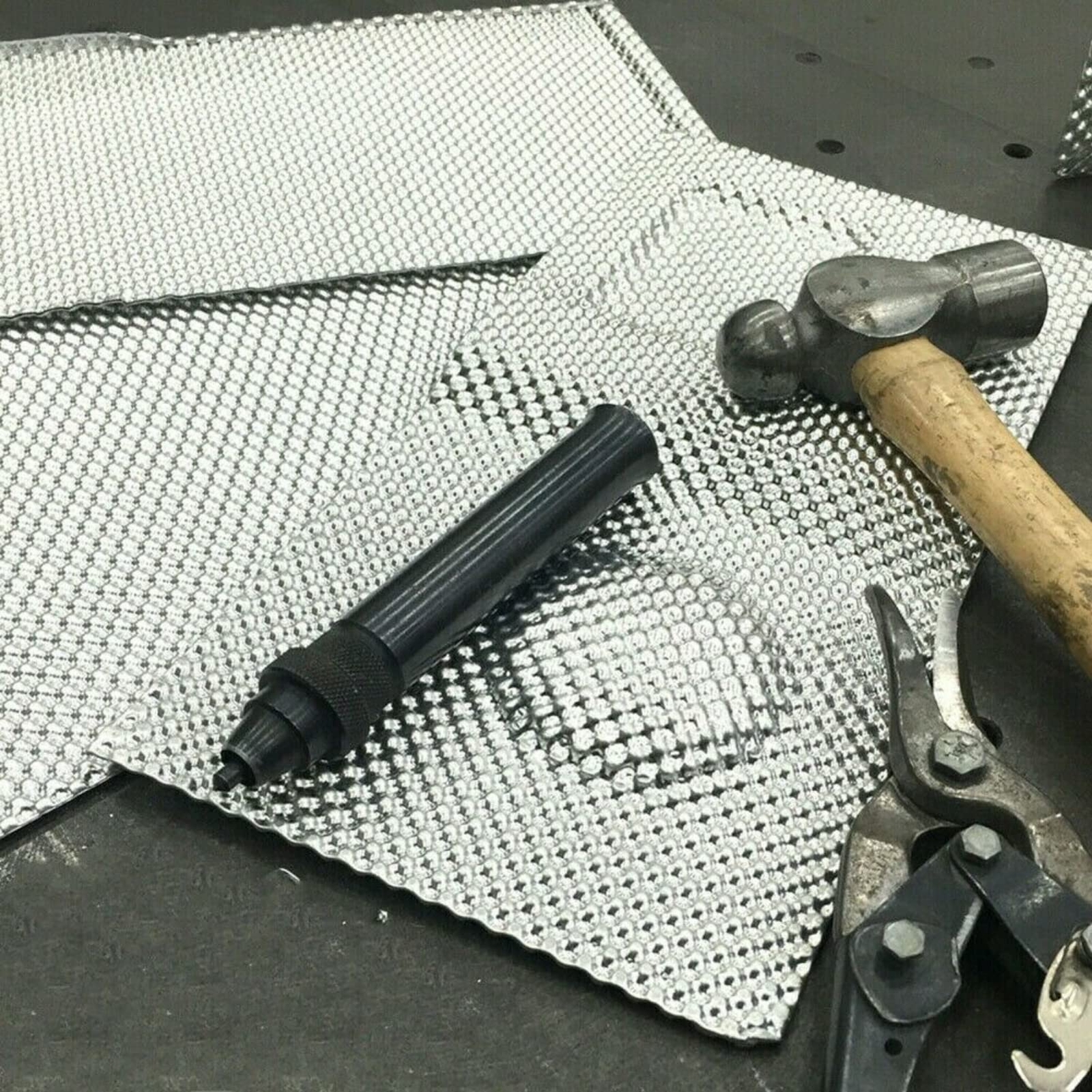 Exhaust Heat Shield Embossed 304 stainless steel Material Muffler Wrap Barrier