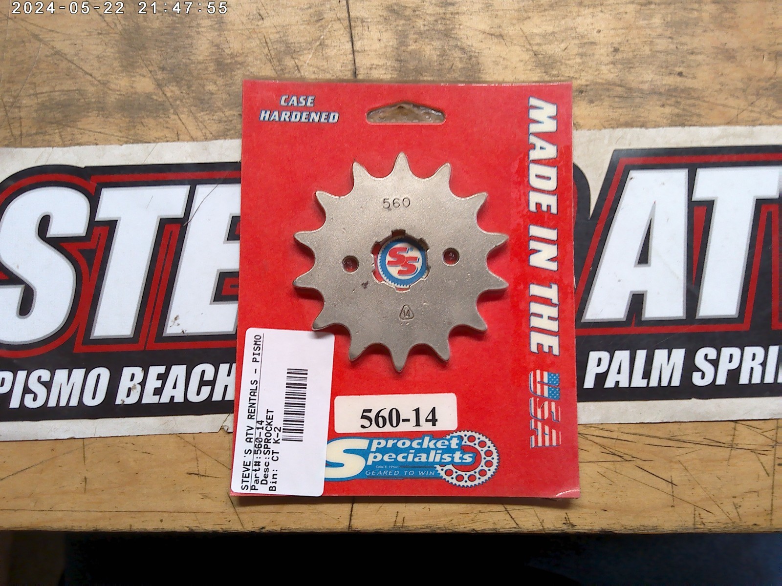 NOS SPROCKET SPECIALISTS 14T SPROCKET 560-14