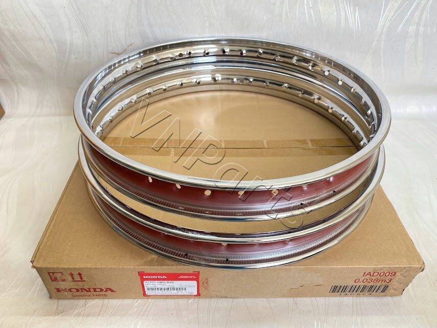 Honda SS50 CL50 CL70 CD50 C50 C70 PP C110 C200 CT50 Citi 100 Genuine Wheel Rims.