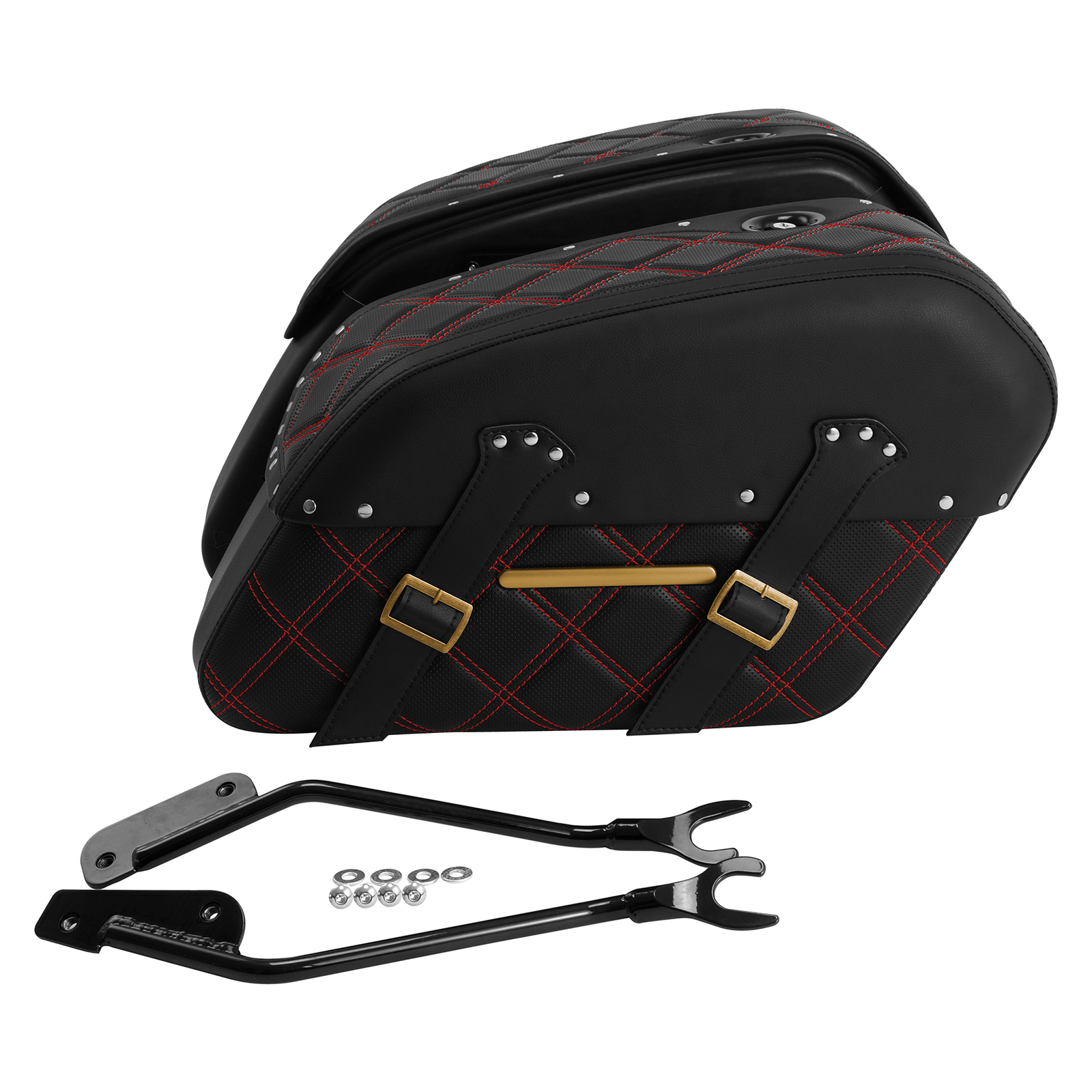 Fit For Harley Davidson Fat Boy Detachable Saddlebags 2018-2025