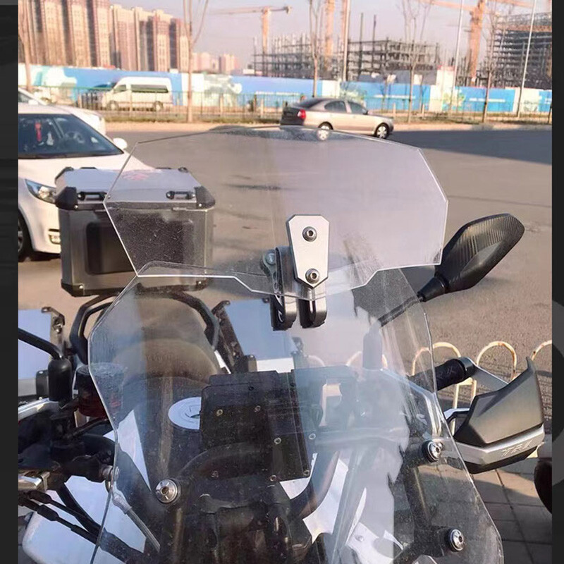 Universal Motorcycle Heightened Windshield Extension windproof 27cm for Honda