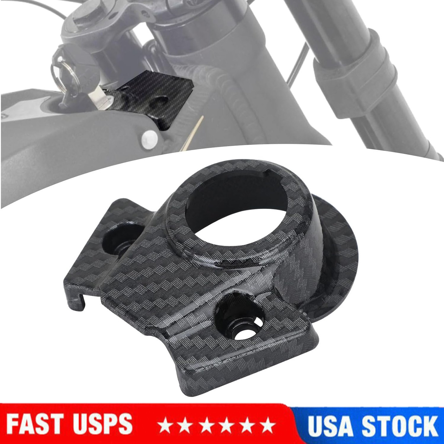 Ignition Switch Cover Fit for Talaria Sting MX3 MX4 MX5 – Carbon Fiber Look