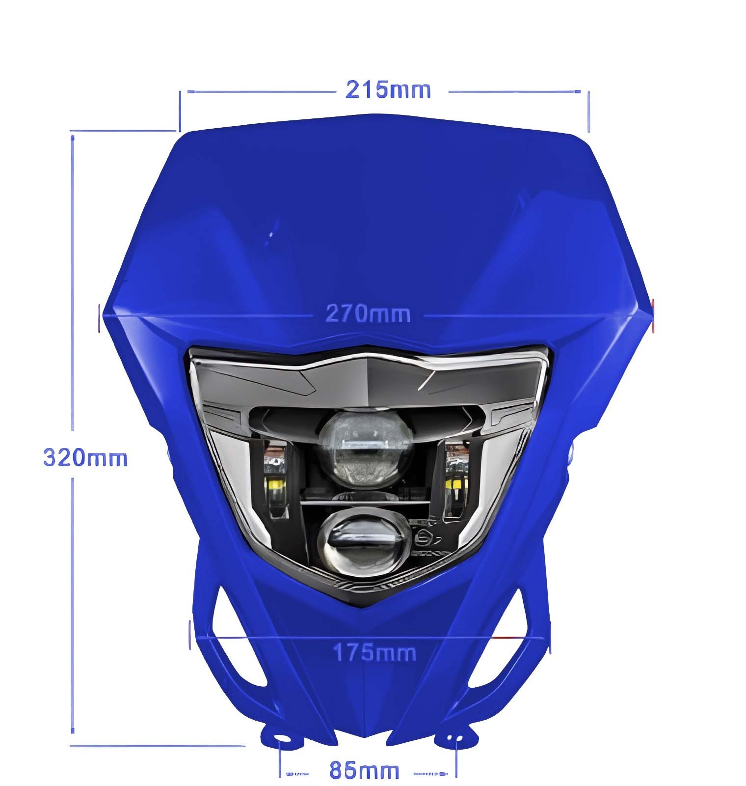 LED Headlight with Switch For Yamaha YZ 85 125 250 450 490 TTR 110 125 200 230