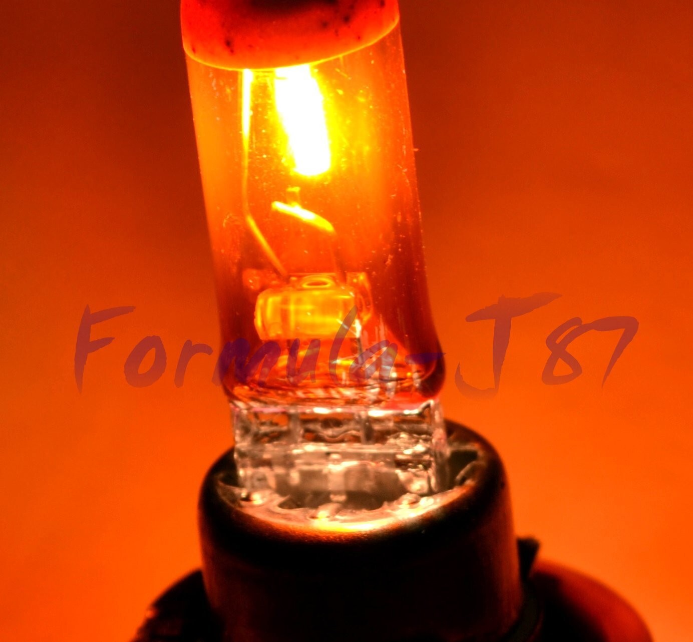Halogen H11 55W Orange Amber Two Bulbs Headlight High Beam Replacement Stock Fit