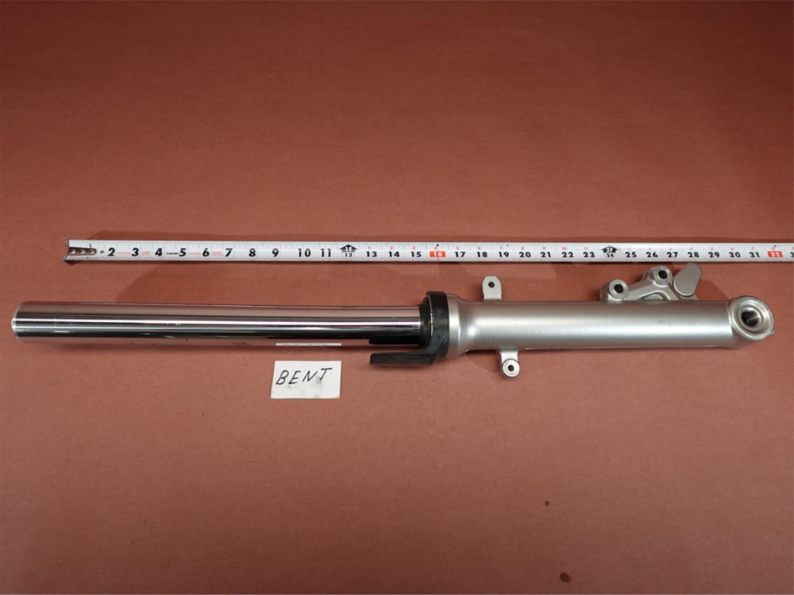 2009-2011 KAWASAKI ER650 ER-6N LEFT FRONT FORK FORKS SHOCK TUBE (BENT)
