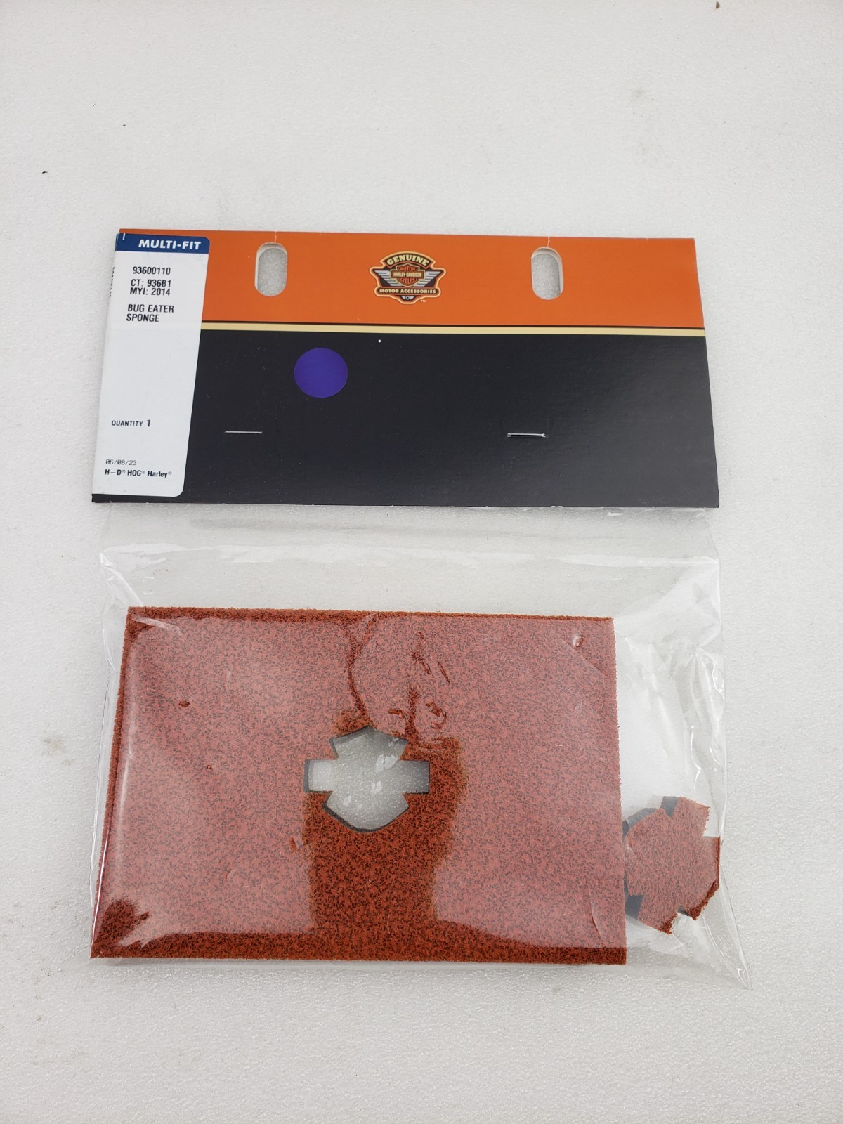 Genuine OEM Harley-Davidson 93600110 Multi-Use Bug Eater Scrub Bike Wash Sponge