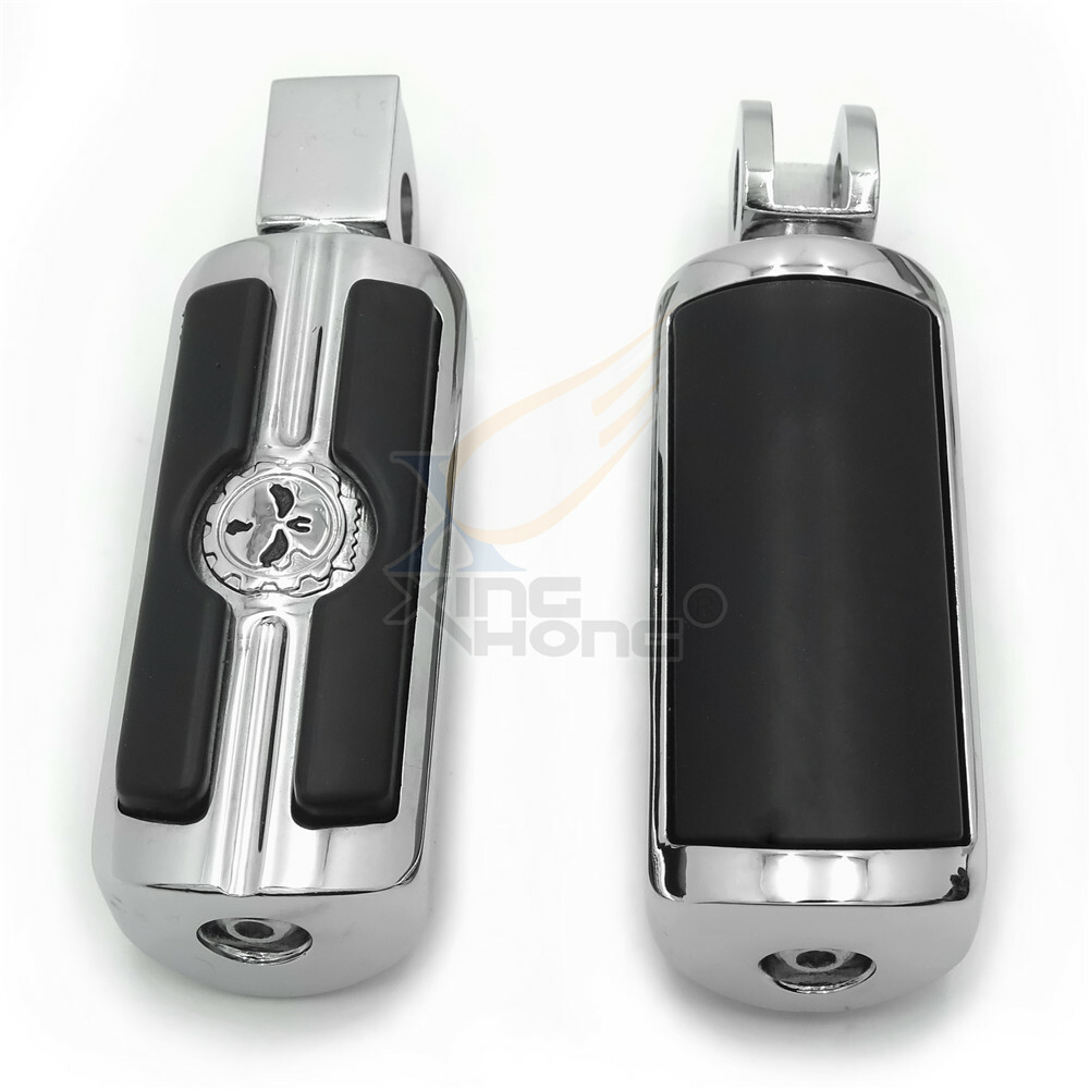 Custom Skull Footpeg For Kawasaki Ninja ZX-11R ZX11R 2000-2001 ZX6R ZX10R 250R