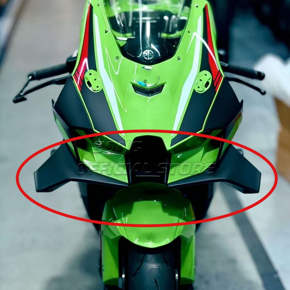 For ZX-10R ZX10RR Front spoiler Lower spoiler lip FRONTAL SPOILERS zx10r 21-25