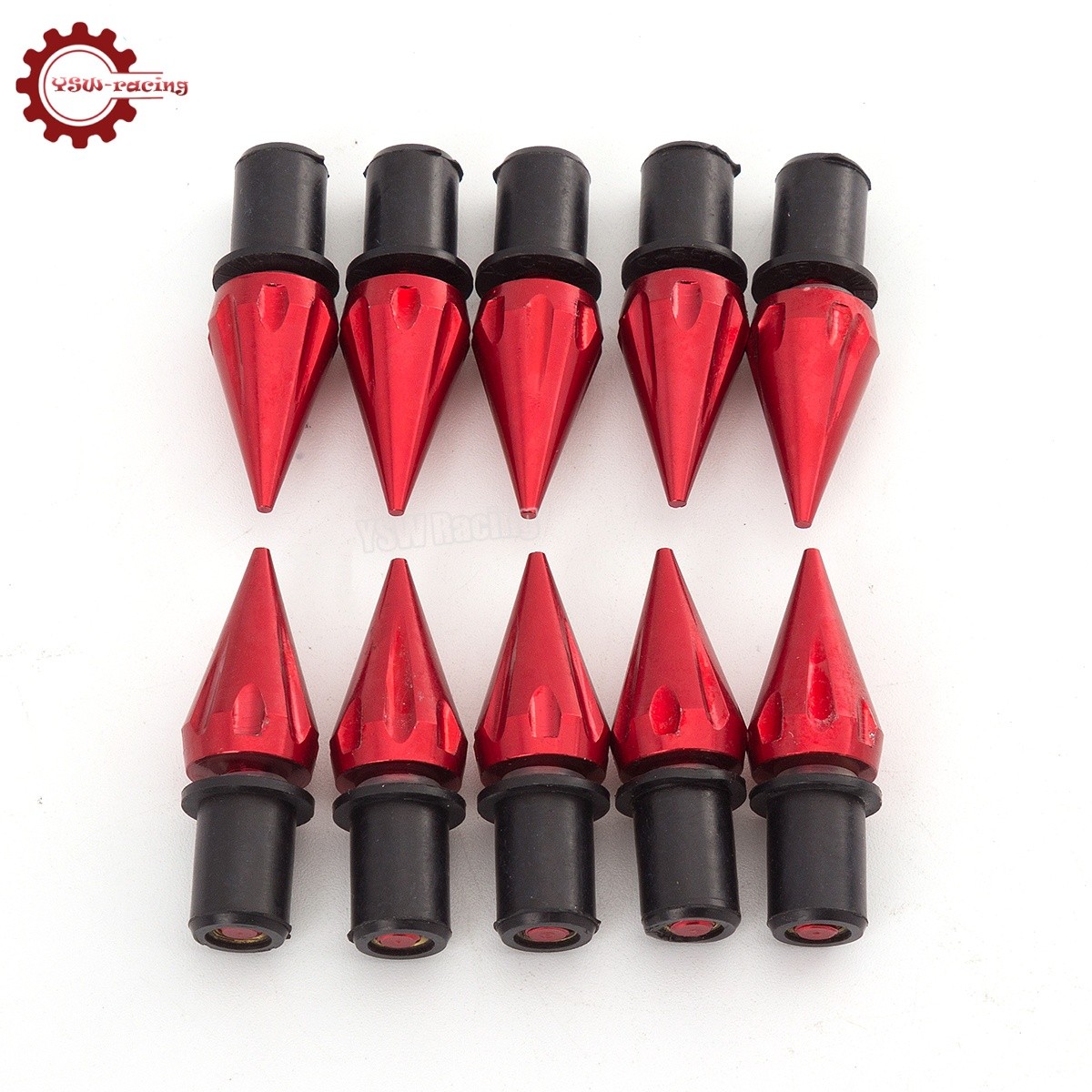 10Pcs Windscreen Windshield Motorcycle Spike Bolts 5MM Wind Screen Bolts Screws
