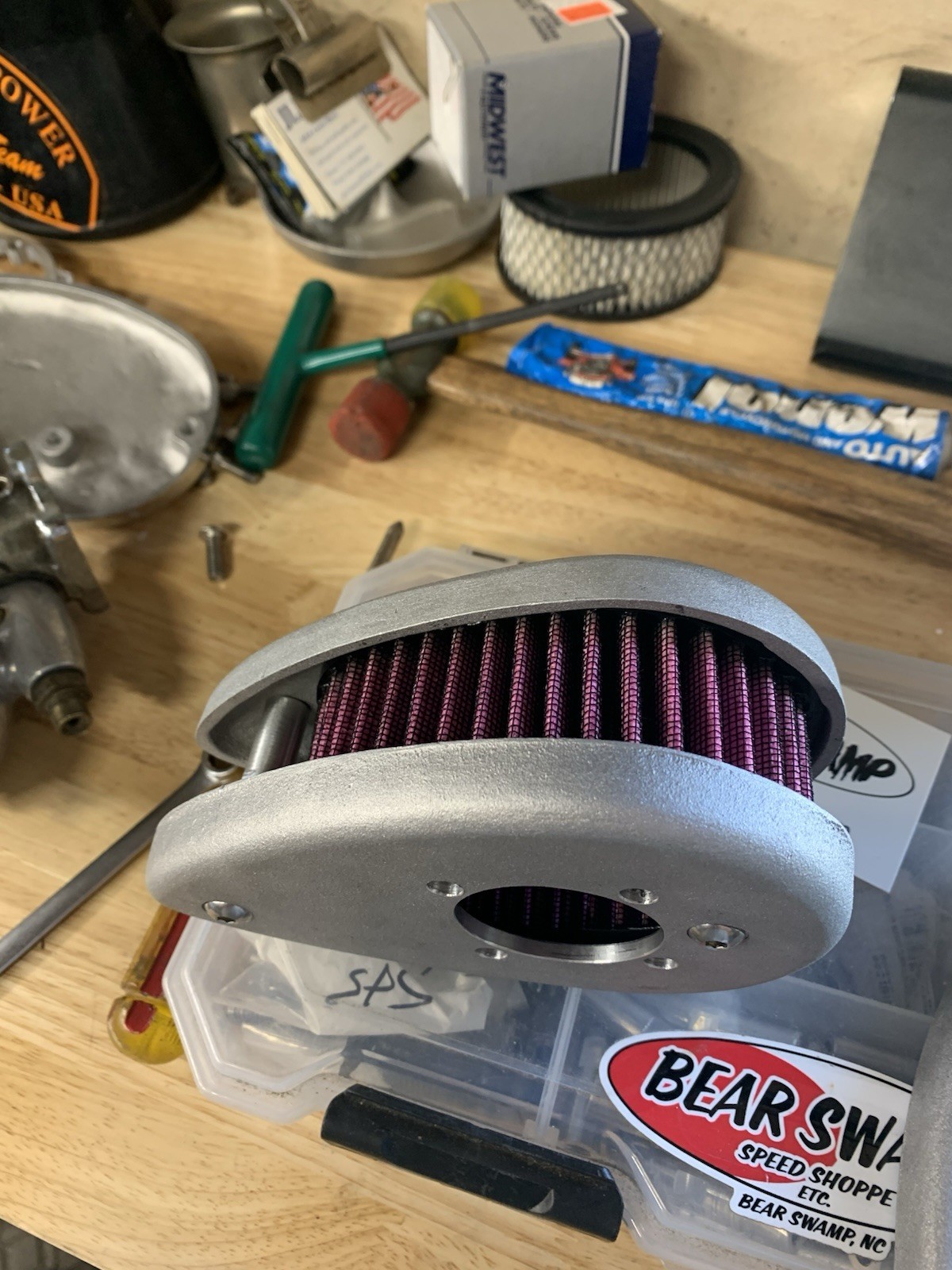 Crocker Style Spoon Air Cleaner For Linkert -FREE SHIPPING