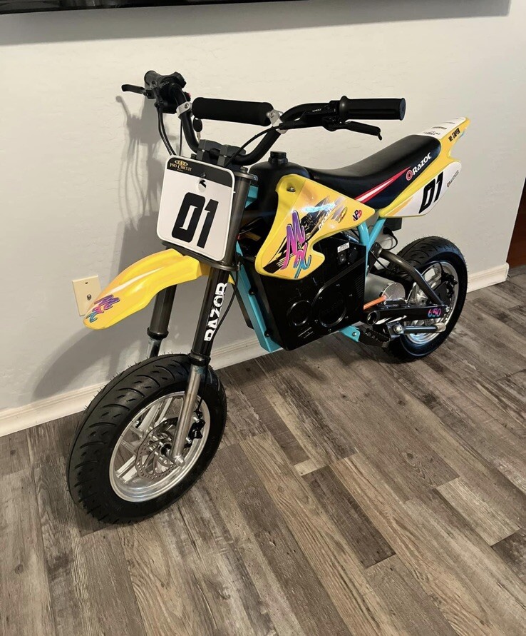 Razor MX500 MX650 graphics kit decals THICK AND HIGH GLOSS