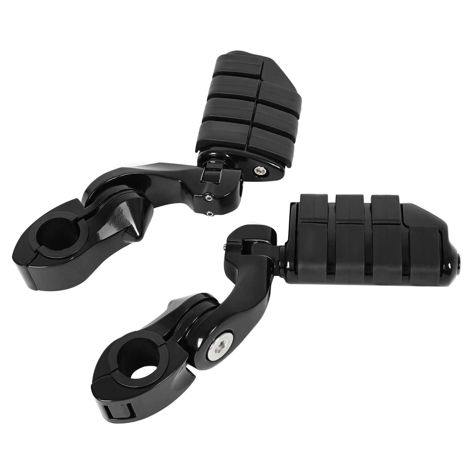 1-1/4″ Adjustable Foot Highway Pegs For Harley Touring Road King Street Glide