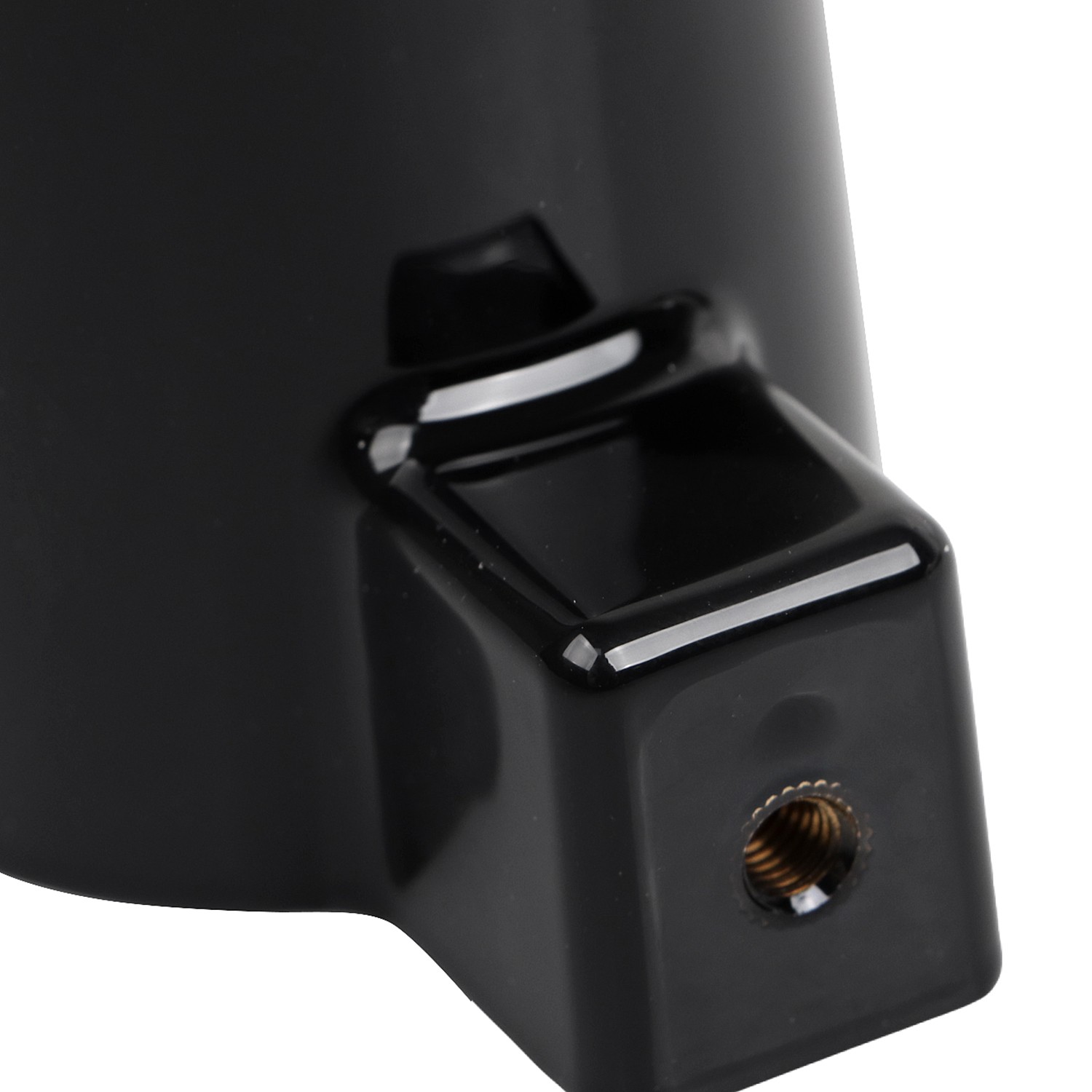 Gloss Black ABS Ignition Switch Cover For Harley Iron 883 Sportster 1200 XR1200X