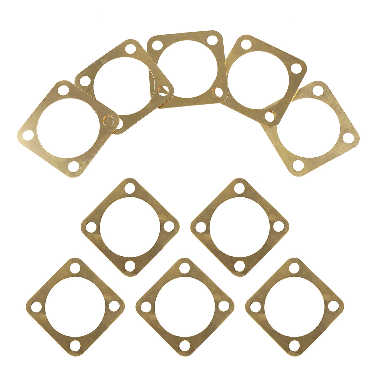 10x Cylinder Head Gasket Brass fit 66cc 80cc 2- Stroke Engine Motorized BiCYCLE