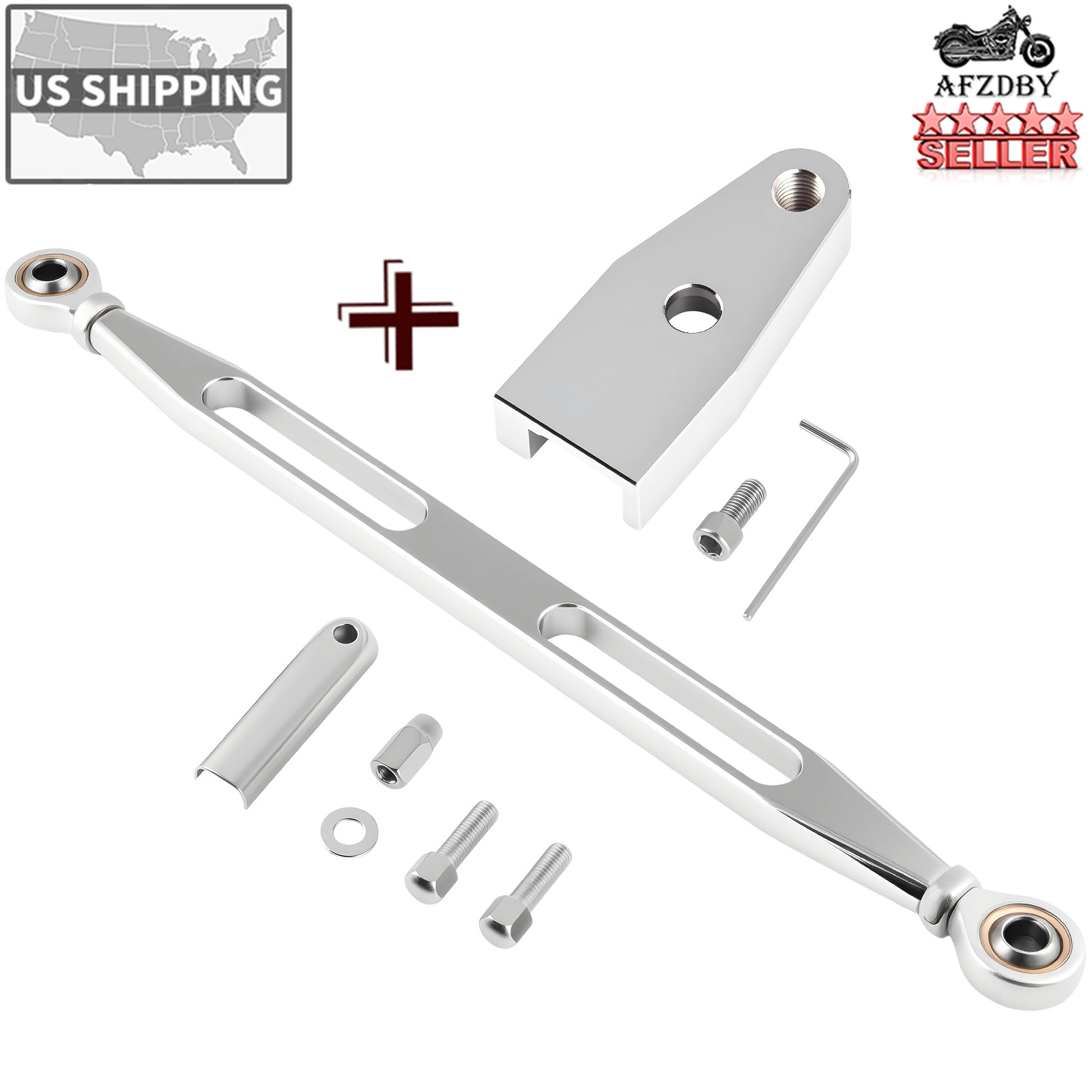Shift Linkage+Neutral Gear Assist Kit for Touring Softail Fat Boy Dyna Twin Cam