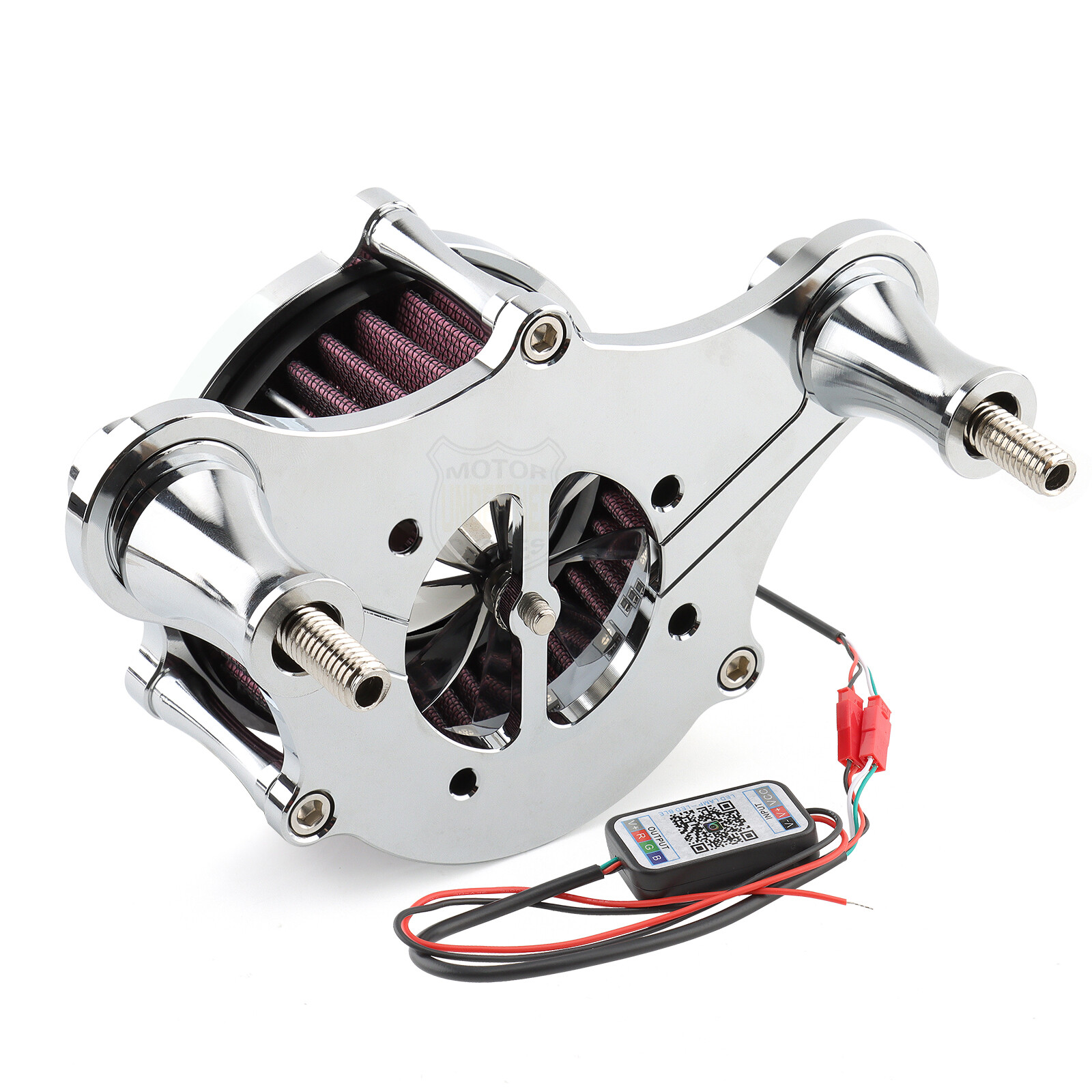 LED Air Cleaner Intake Filter For Harley Dyna Electra Street Glide Road King
