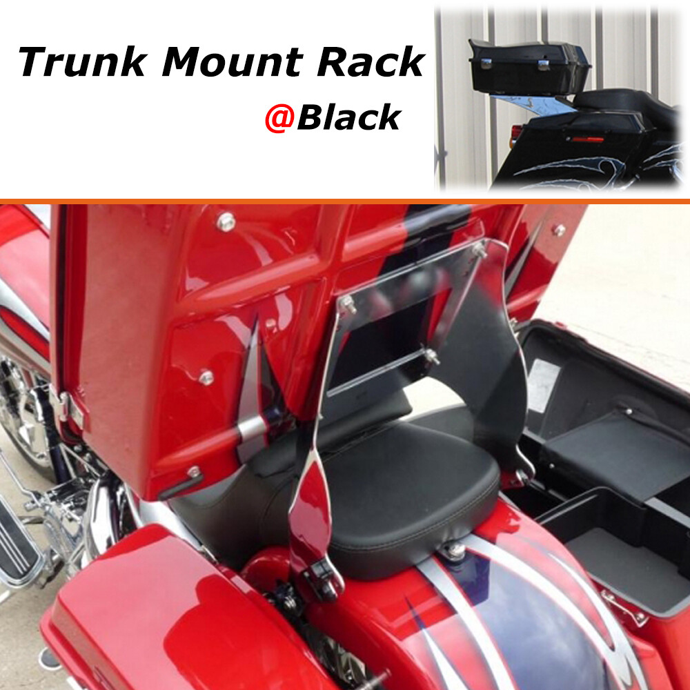 Detachable 2-up Tour Pak Trunk Mount / Docking Hardware For Harley Touring 97-08
