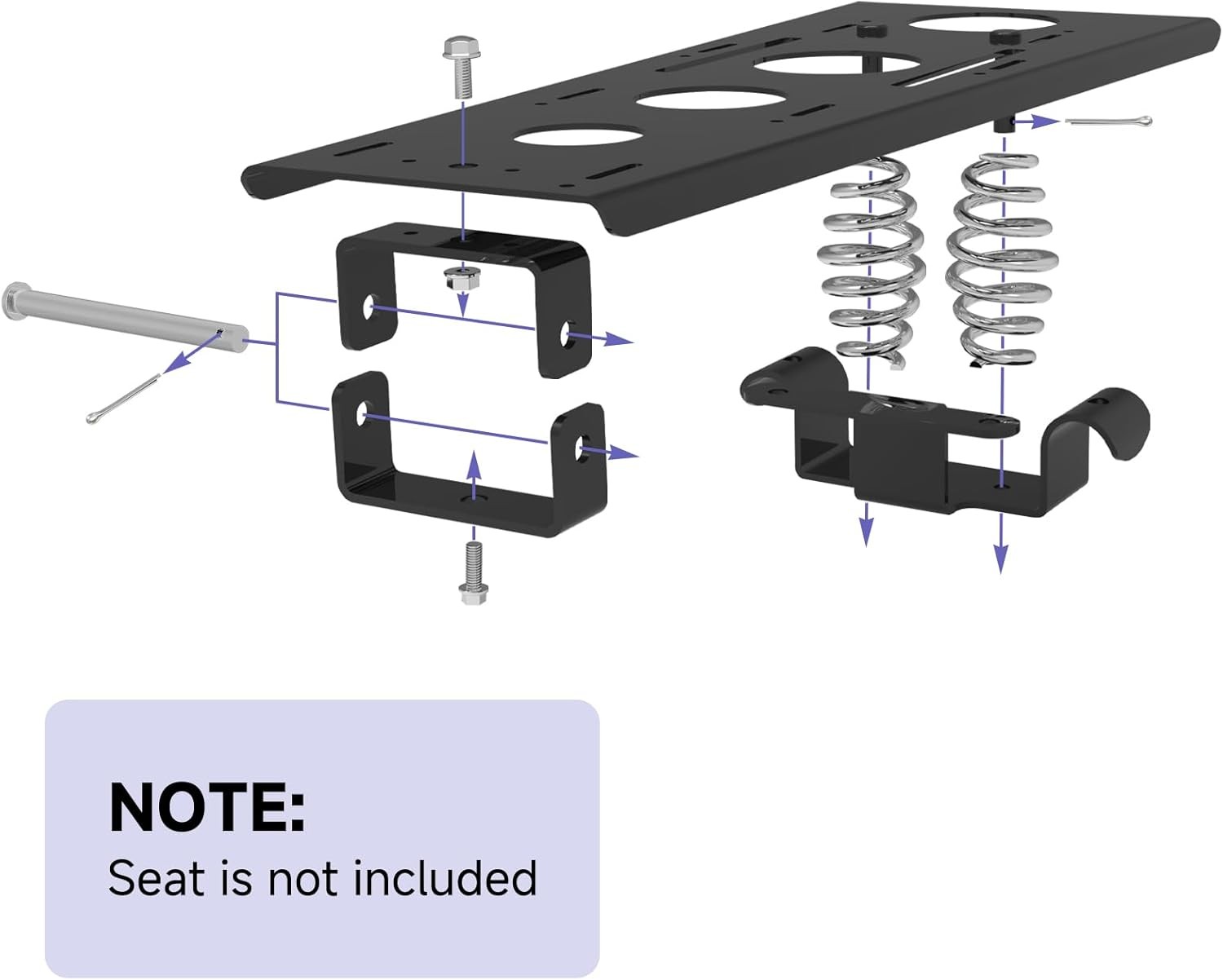 Modified Seat Spring Seat Suspension Mount Bracket Kit For CT200U 196cc HS200U