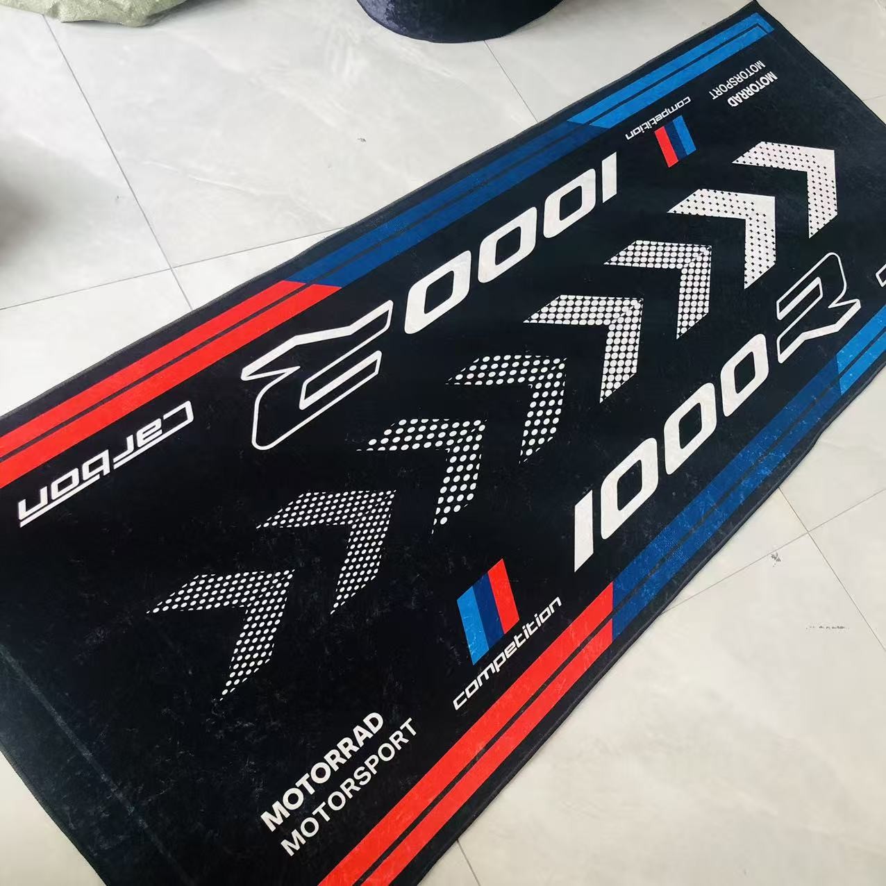 Motorcycle Workshop Showroom Garage Anti-slip Carpet Mat TPE For BMW S M1000R