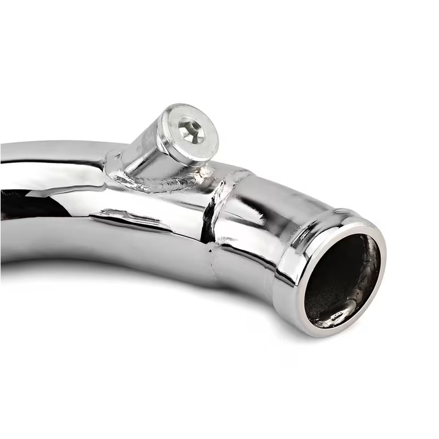 2.0″ Drag Pipe Exhaust for Harley Dyna Softail Sportster 1984-2015 Silver Chrome