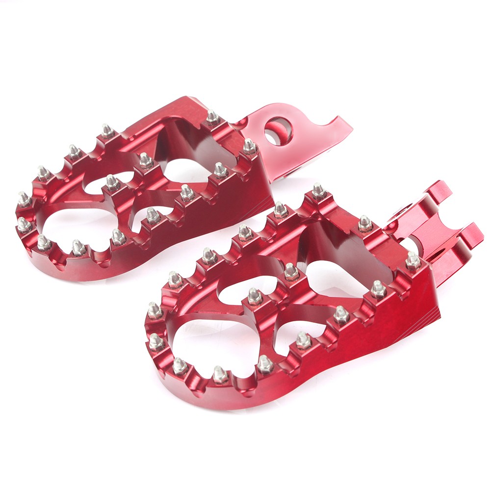 Billet MX Wide Foot Pegs For Honda CR125/250R CRFC450L CRF1000L CRF1100L 2026 25