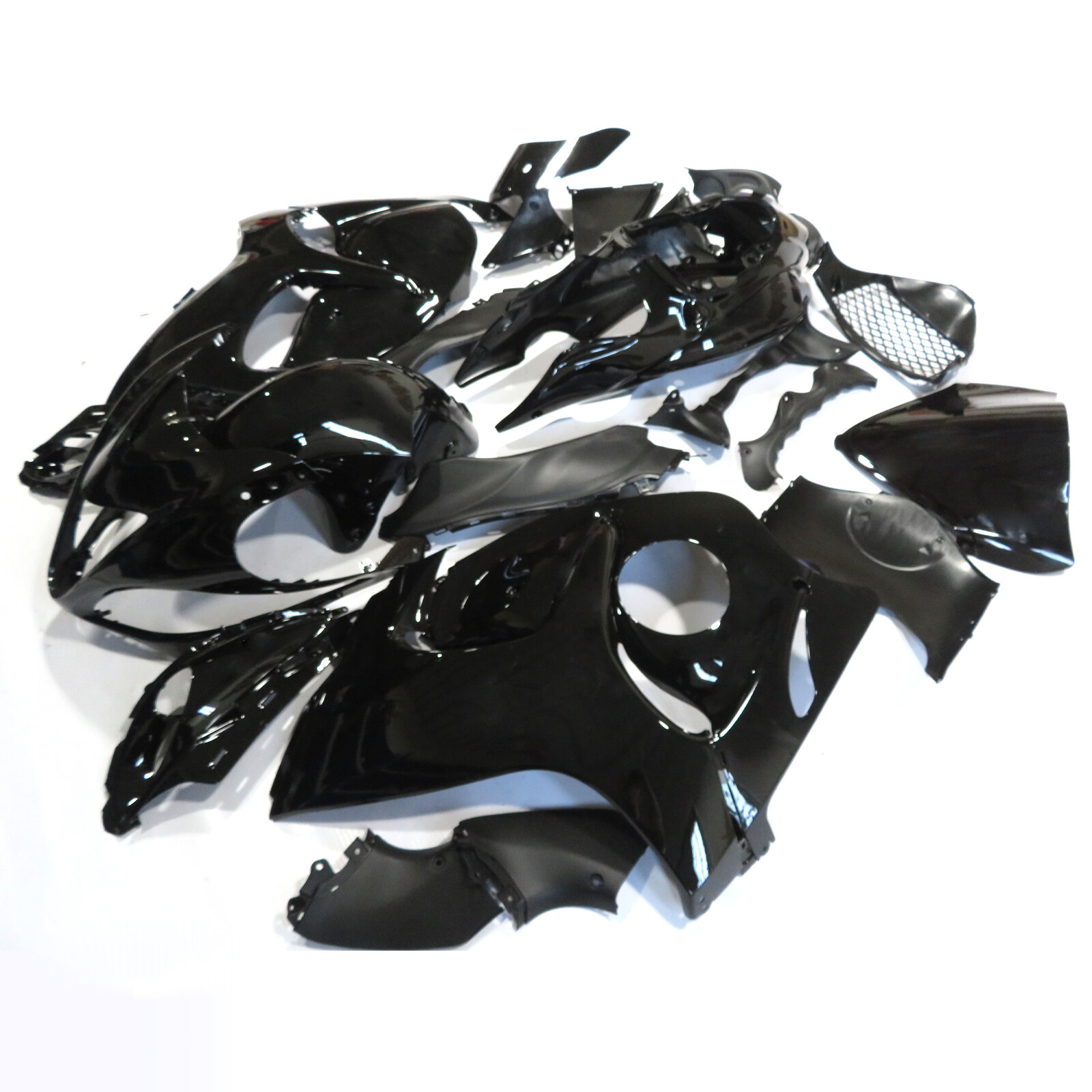 Gloss Black ABS Fairing Kit Bodywork Set For Suzuki Hayabusa GSX1300R 2008-2020