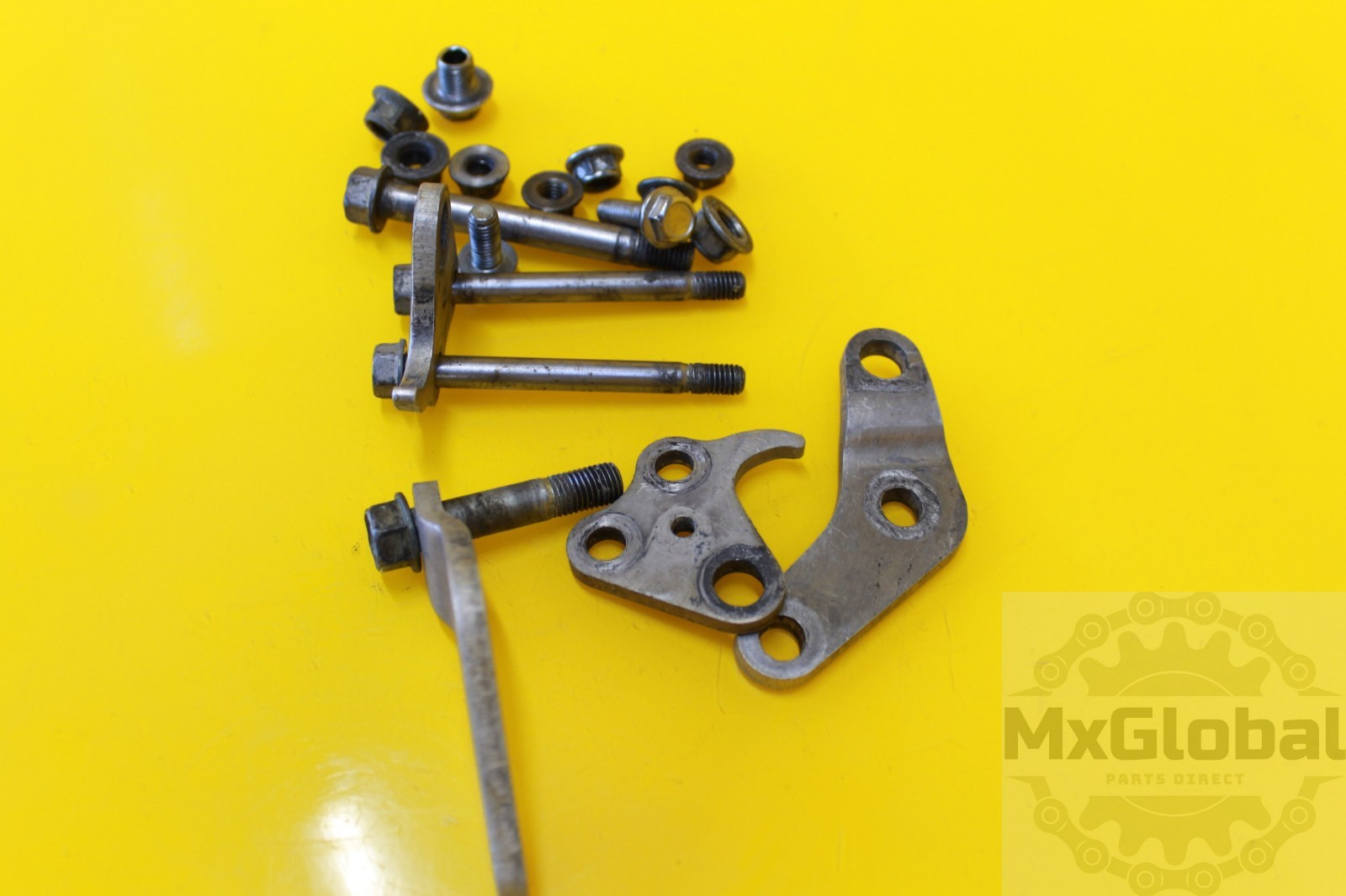 2006 KAWASAKI KX250F ENGINE MOTOR MOUNT STAY BRACKETS UPPER AND LOWER