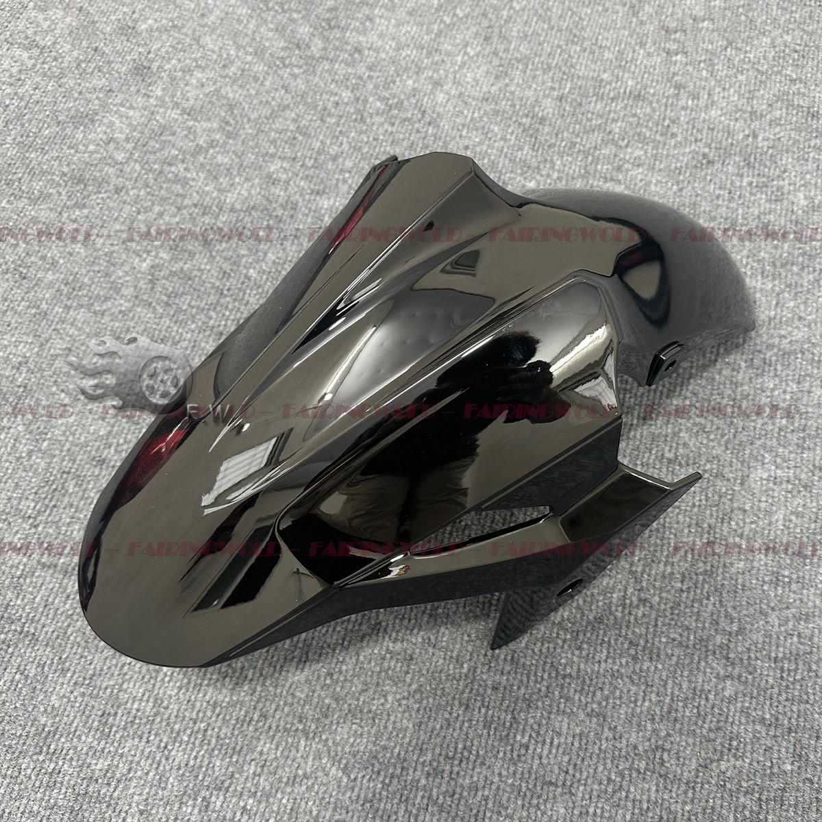 Candy Red & Black Fairing Kit W/ Tank Cowl For Kawasaki Ninja 500 24-26 Bodywork