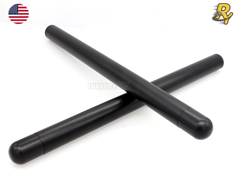 2 PCS 7/8″ Clip On Ons Replacement Handle Bar Handlebar Tube Aluminium Black US