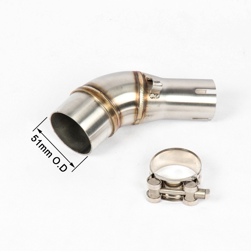 For Yamaha FZ03 YZF R25 YZF R3 2014-2023 Slip On Exhaust System Muffler Pipes