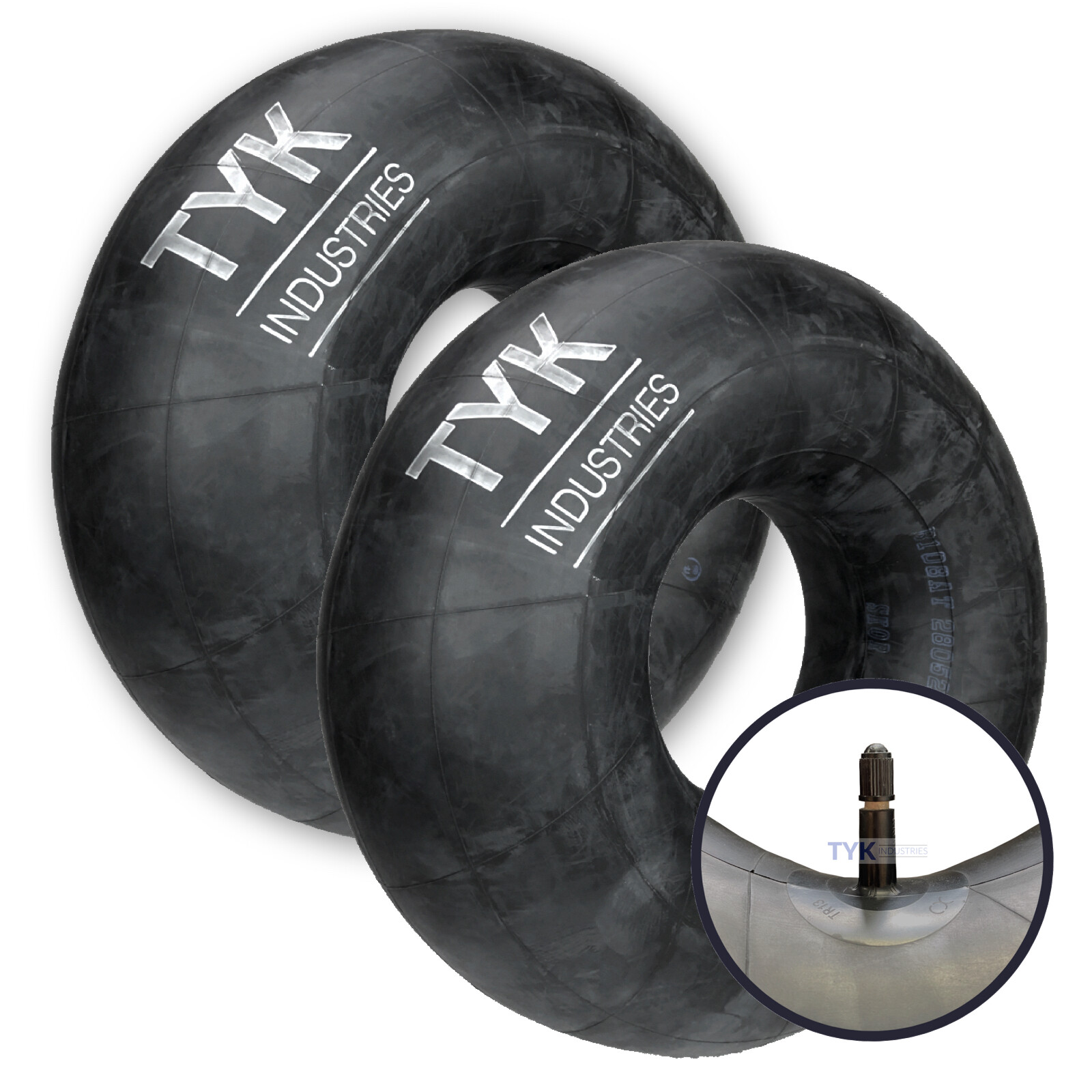 Two 7.00-16, 7.50-16 Farm Tractor, Truck or Trailer Tire Inner Tubes TR13 Valves