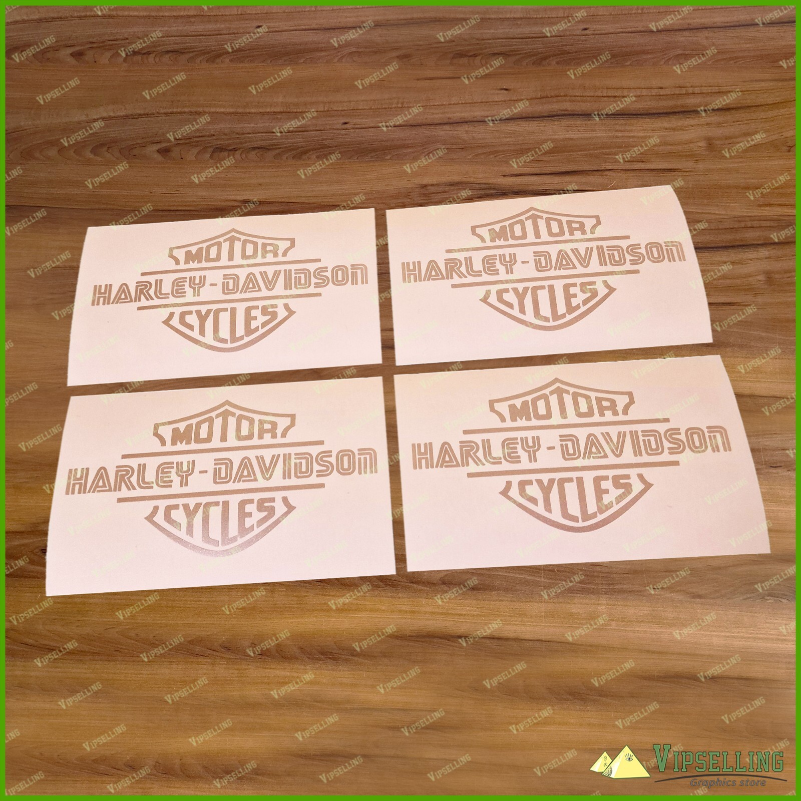 x4 Badge Shield Gas Tank Premium Decals Stickers Any Color Kit