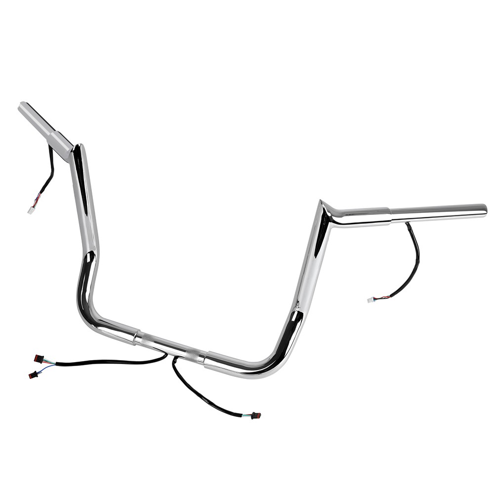 14″ Ape Meathook Pre-Wired Handlebars For Harley Ultra Limited Street Glide 14+