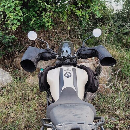 MOTORCYCLE HANDLEBAR MUFFS FOR WINTER & SNOW RIDING