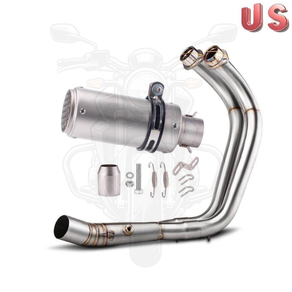 For Yamaha YZF R7 YZFR7 2021-2025 Complete Exhaust System Header Pipe Muffler