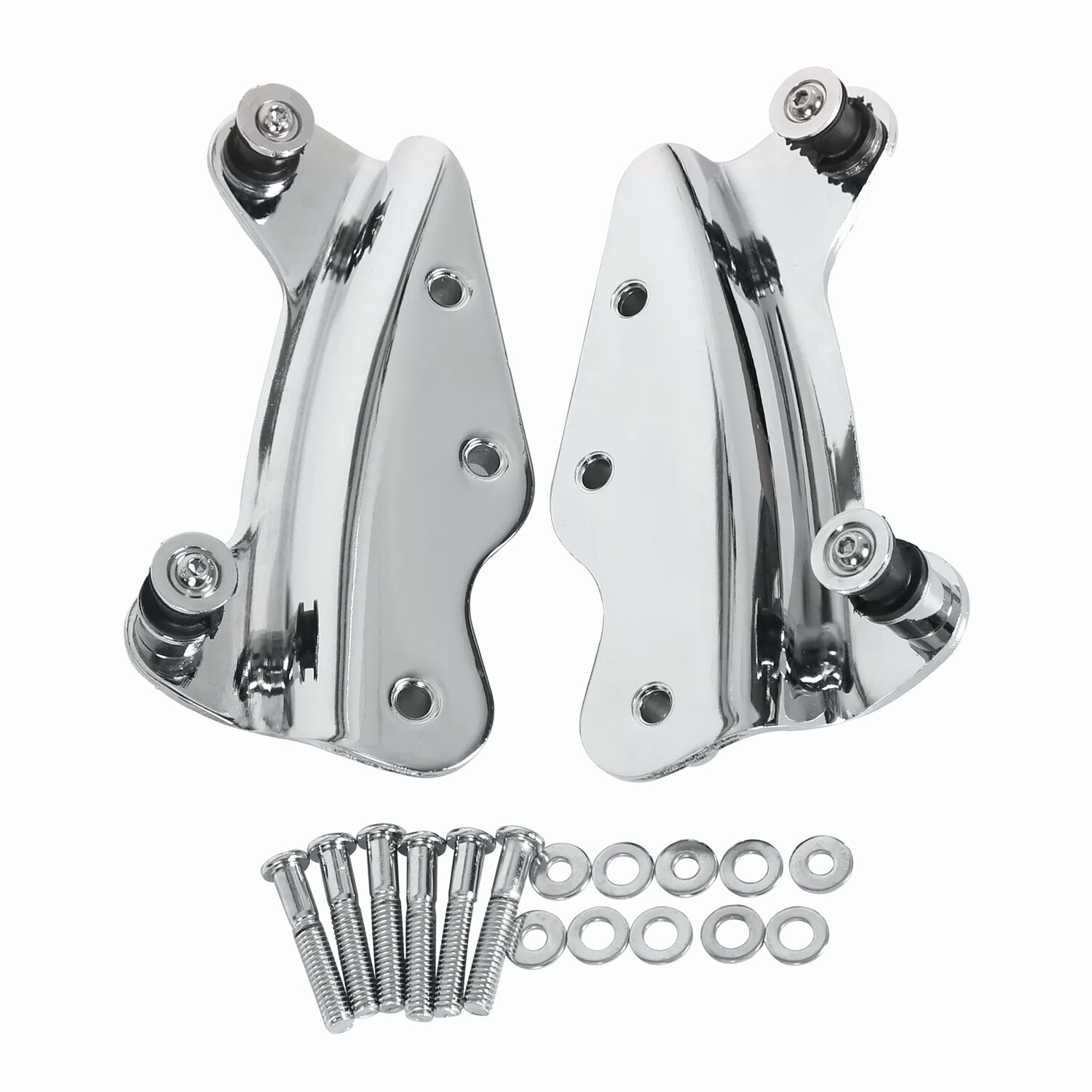 Detachable Tour Pack Mount Rack w/ Docking Hardware Kit For Harley Touring 09-13