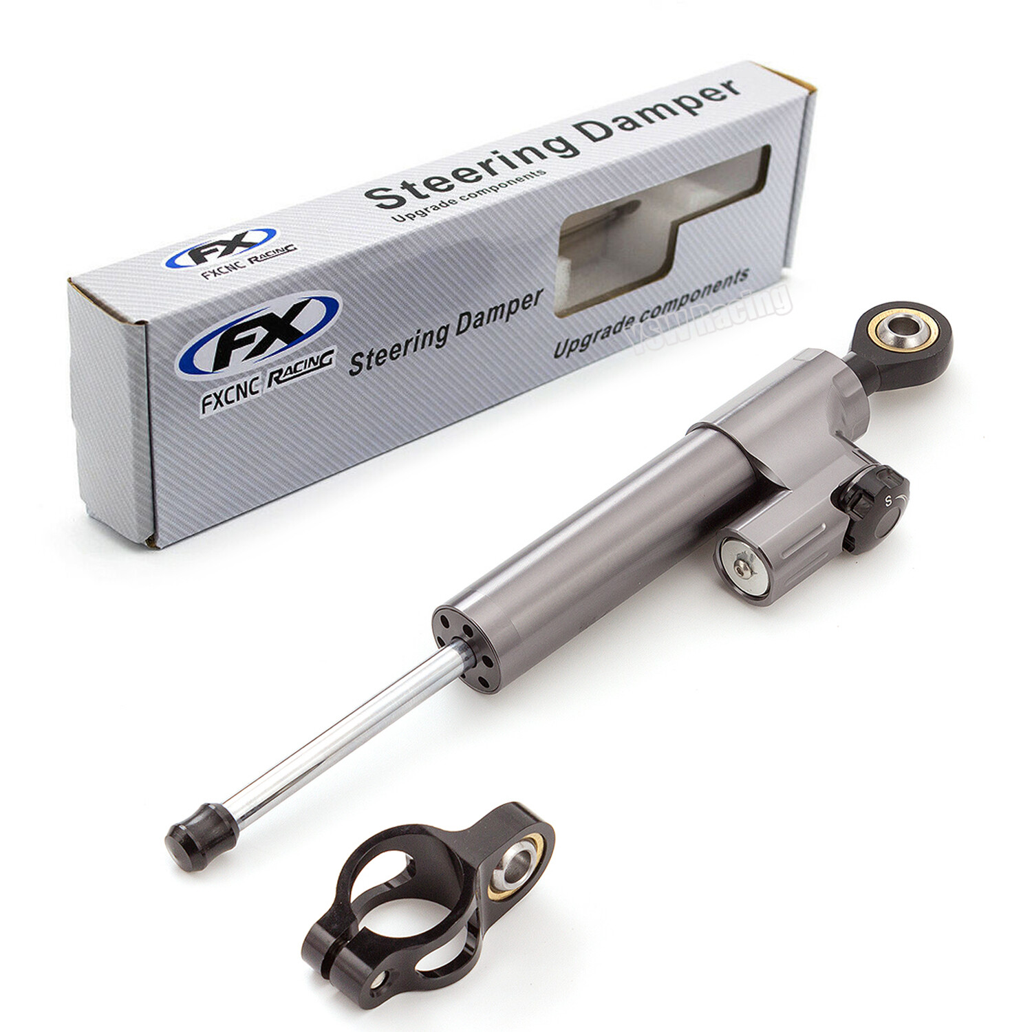 For Suzuki GSXR600 750 2006 2007-2010 CNC Steering Damper Stabilizer Grey&Black