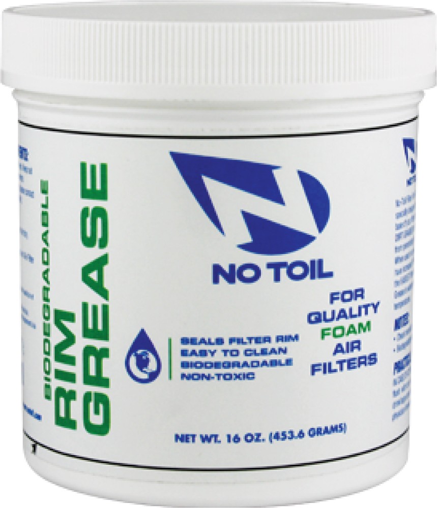 No Toil NT06 Rim Grease 16oz Tub Air Filter Seal Grease