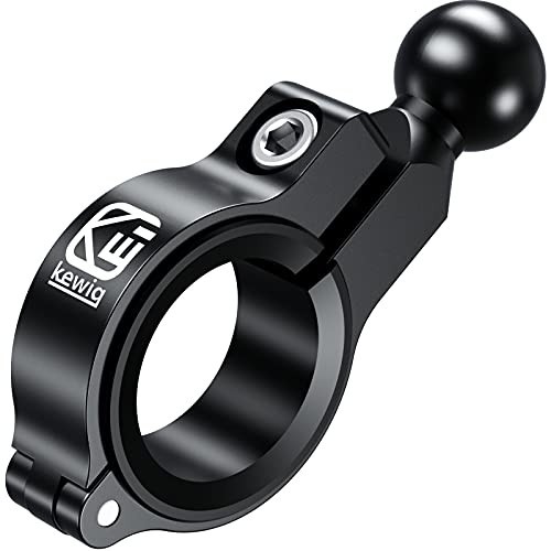 Motorcycle Handlebar Clamp Mount Base 17mm Ball 0.5 0.87 1 1.26 Inch Rubber