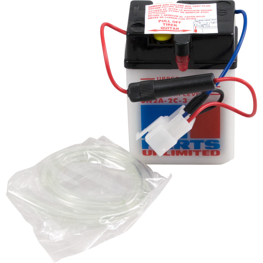 Parts Unlimited 6V Conventional Battery R6N2A-2C-3 (R6N2A-2C-3)